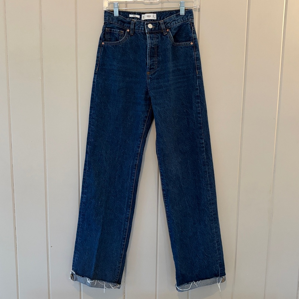 Mango Nora High Waist Wide Leg Jeans - Picture 3 of 8